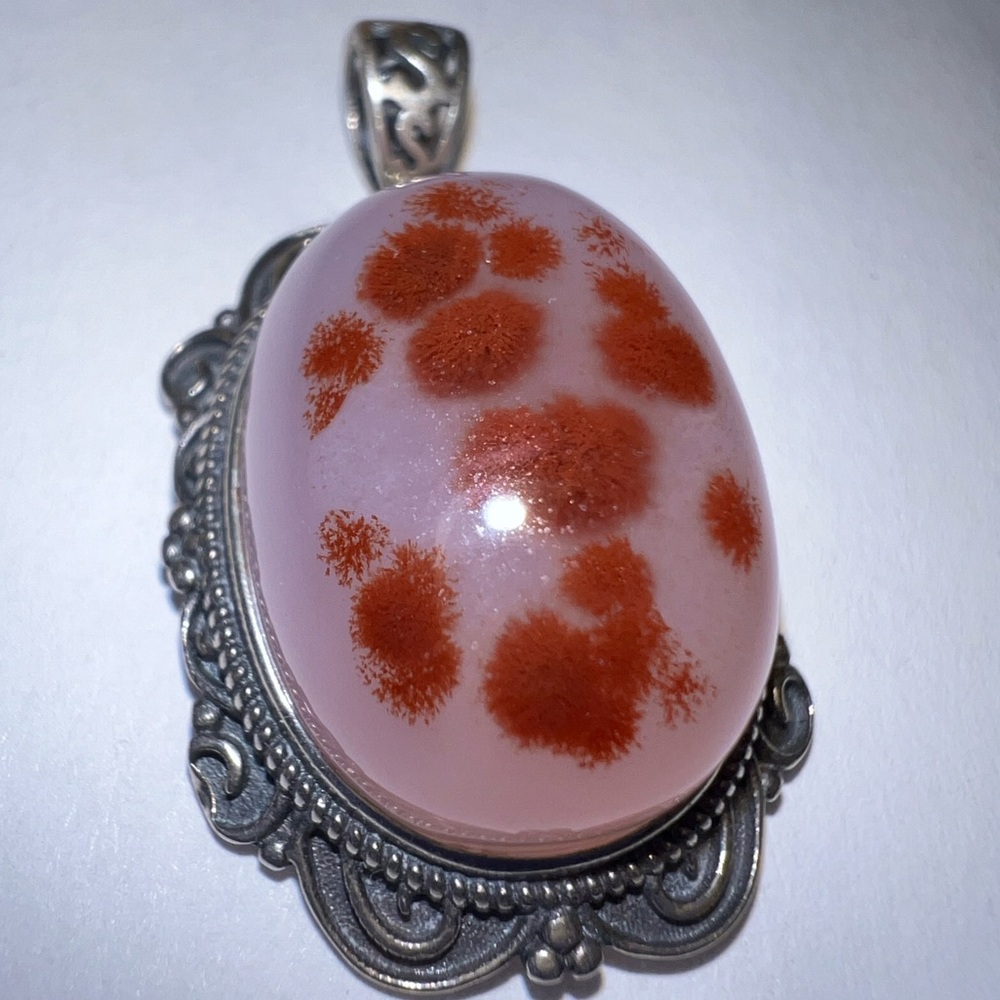NWOT Cinnabar pendant in sterling silver